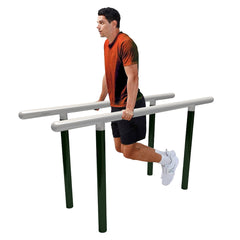 Megastar Workout Parallel Bars-Outdoor Garden & Park Fitness Equipment