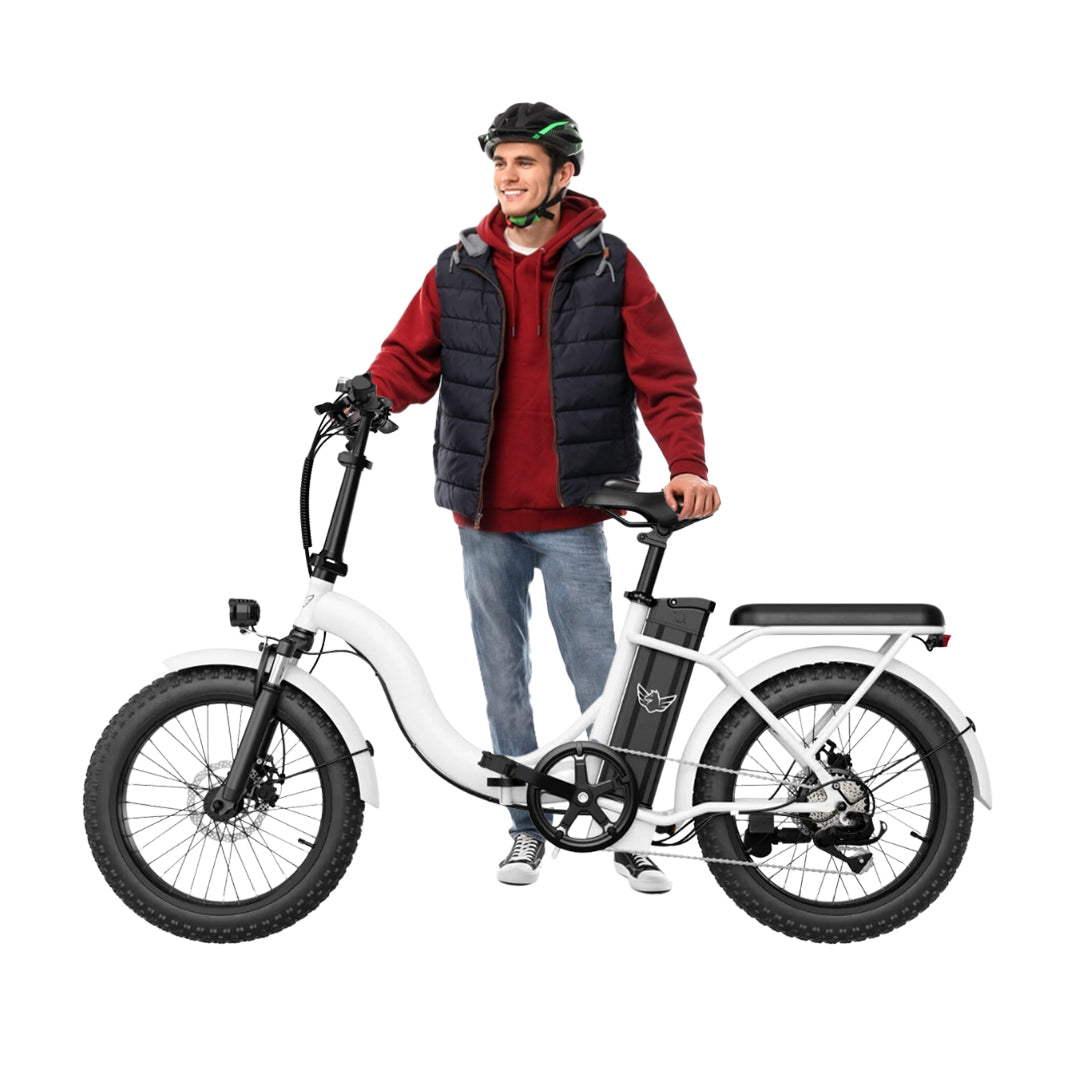 Megawheels Windstorm Carbon Alloy Foldable Ebike 48 v