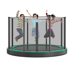 Orbit Flat 8FT Round Akrobat in Ground Trampolines High Quality With Warranty