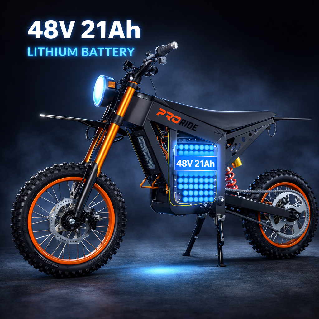 Electric Off Road 48 v Pro Ride Dirt Bike  X Pro Electric Dirt Bike- 48V21Ah Battery