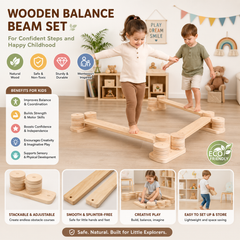 Customized Wooden Balance Beams