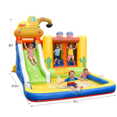 Megastar Kids Inflatable Party Bouncing House Baby Bouncy Slide Water 3.9 * 2.6 * 2.4 meters