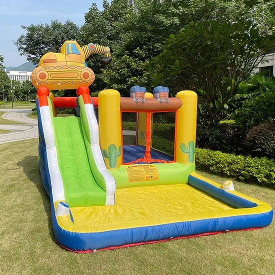 Front view of Megastar Bouncing House Baby Bouncy Slide Water