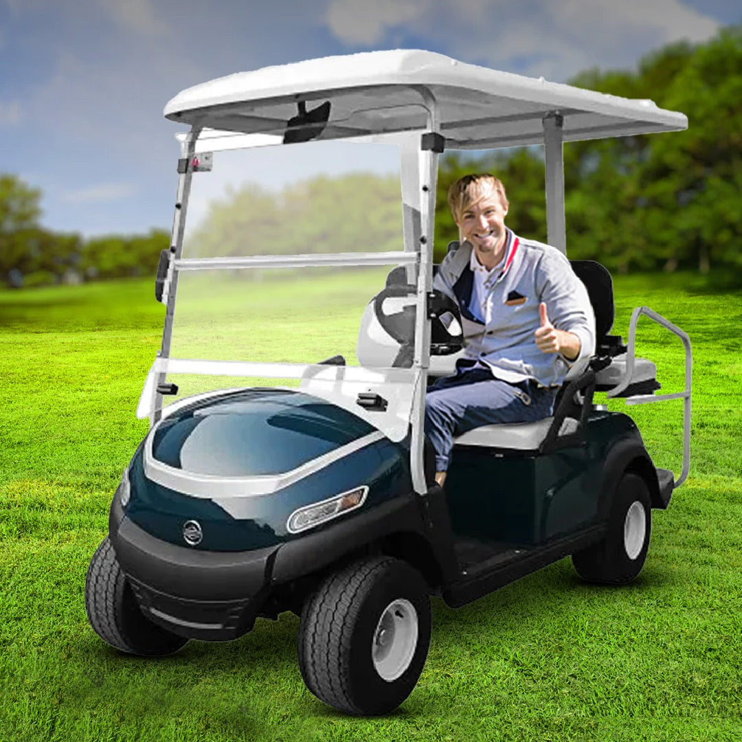Megawheels Golf Club Car 2+ 2 Flip Seaters Electric Golf Cart Golf Buggy