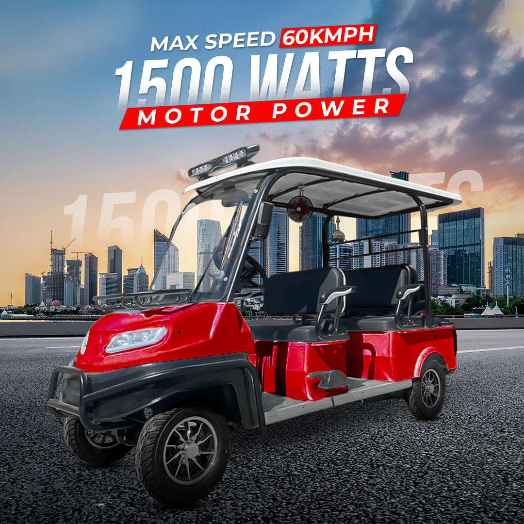 Megawheels Sports Trekker Electric Golf Cart Golf Buggy 4 Seater