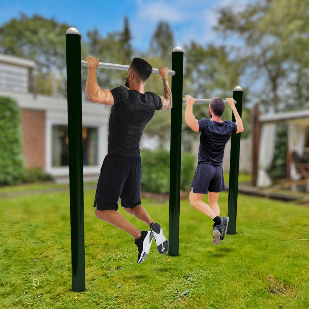 Meagstar Double Chin up Bar-Outdoor, Garden & Park Fitness Equipment