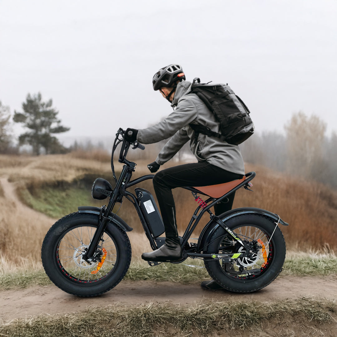 Megawheels Turbo Electric Mountain Bicycle for Adults 48 v EBike Lithium removable battery