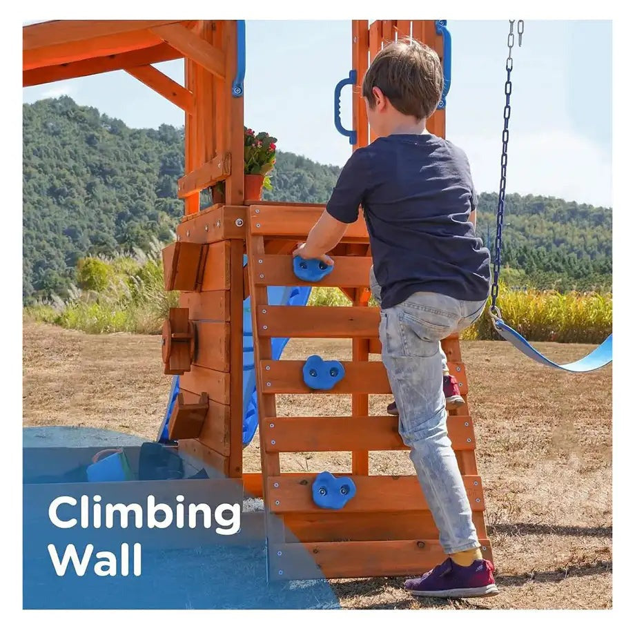 Dynamic Sports Arabian Caracal Wooden Swing Set