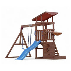 Megastar Dynamic Sports Arabian Caracal Wooden Swing Set at Rafplay