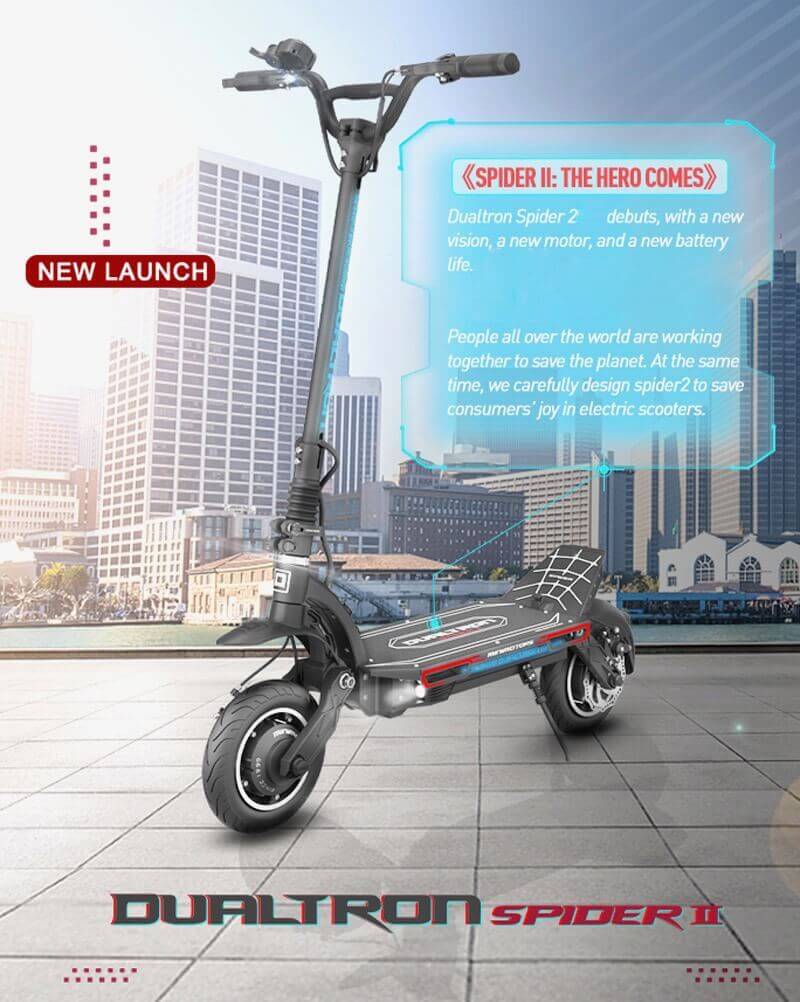 DUALTRON SPIDER 2 Foldable Electric Scooter 60V 24Ah