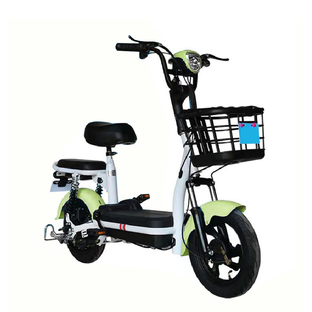 Megawheels Porta CX Electric scooter 2 seater 2 PASSENGER Bike 48 V with pedal - green