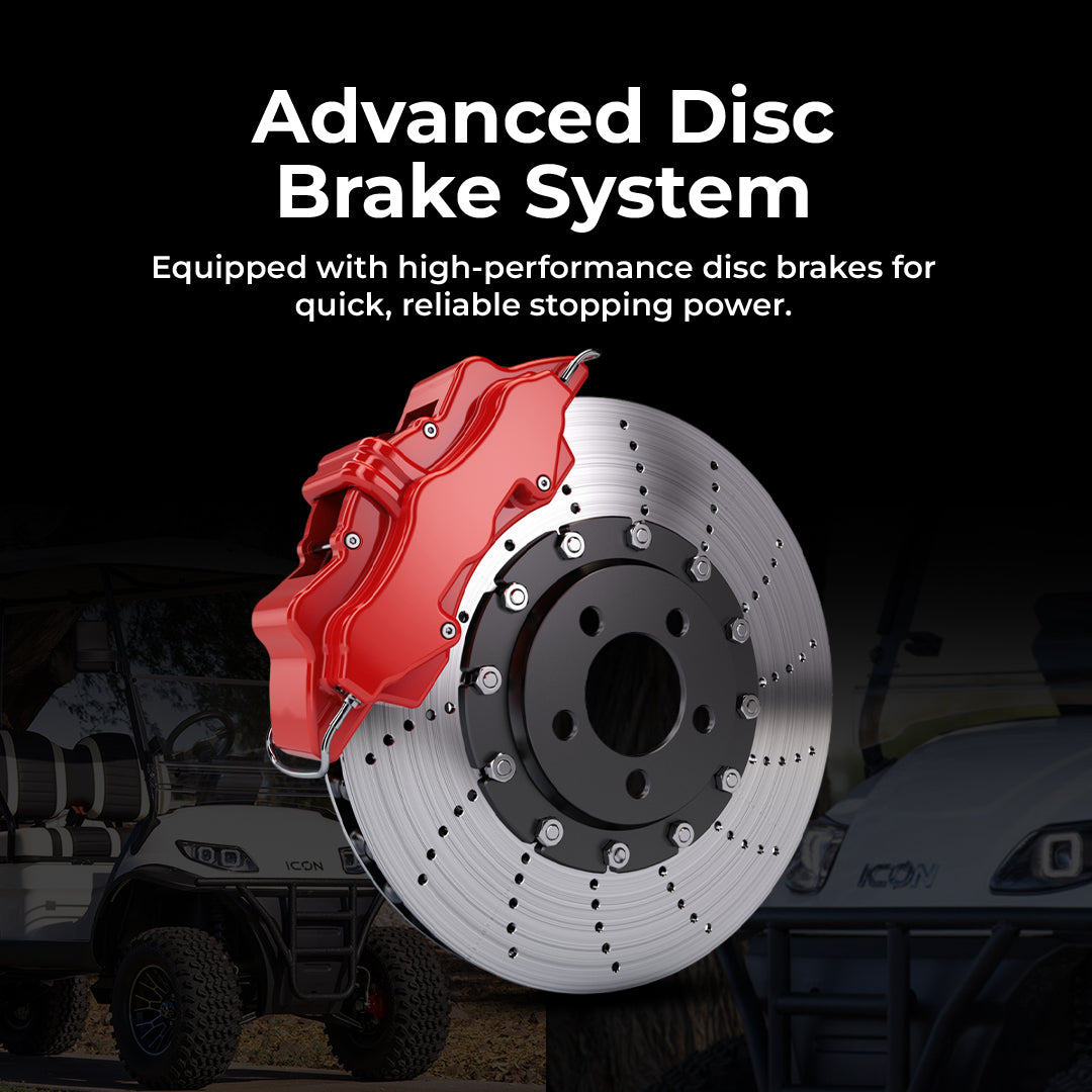 Golf Cart Advanced disc brake system 