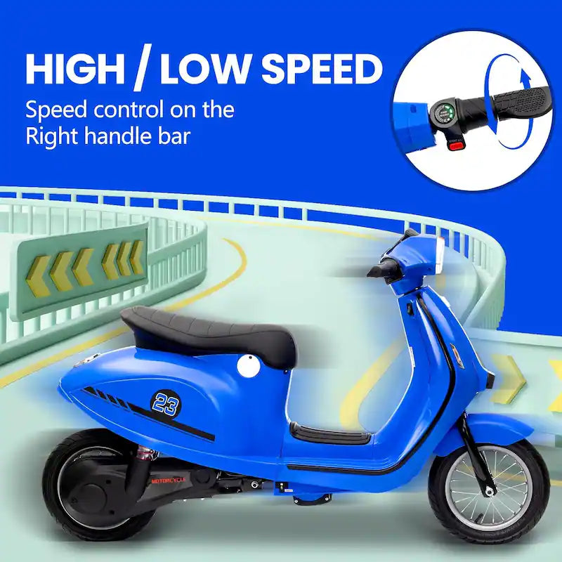 Megawheels 24V Electric Scooter 350 Watt with Seat For Kids