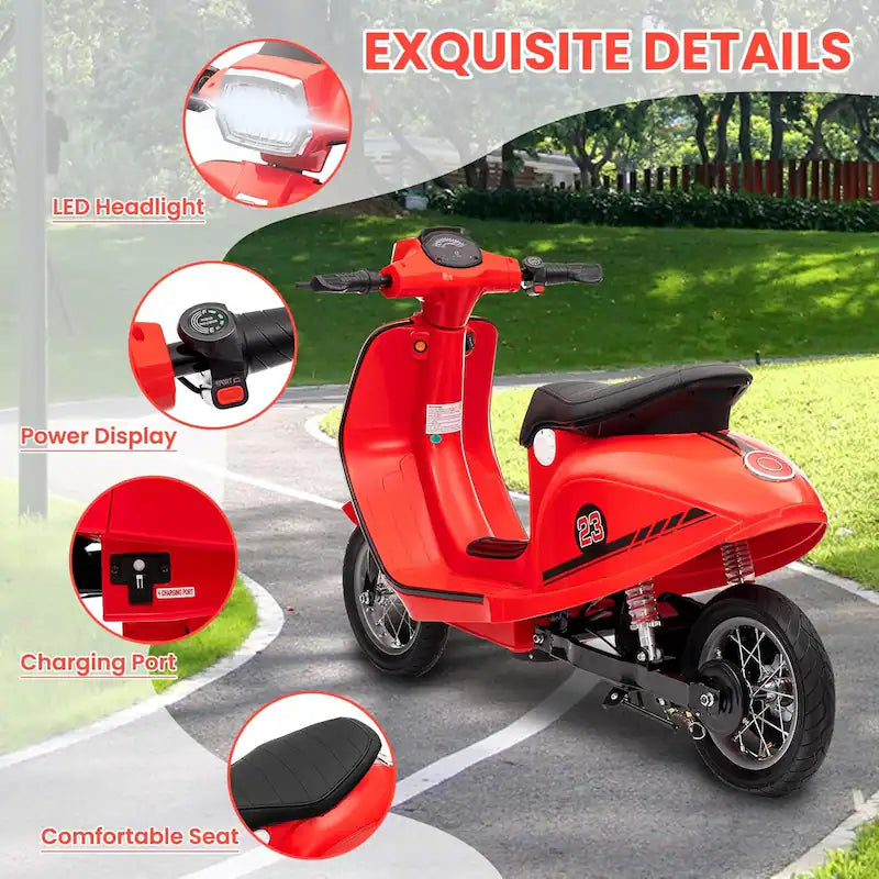 Megawheels 24V Electric Scooter 350 Watt with Seat For Kids