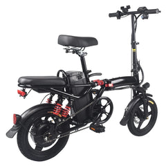 Foldable electric Bicycle 2 Seater 48v Lithium Battery