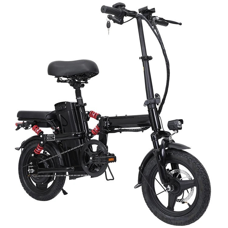 Megawheel Foldable electric Bicycle 2 Seater 48v Lithium Battery