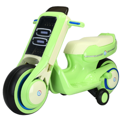Megastar Ride on 12 V XL Glowtorque Electric Kids Big Sized Bike With Training Wheels For big kids