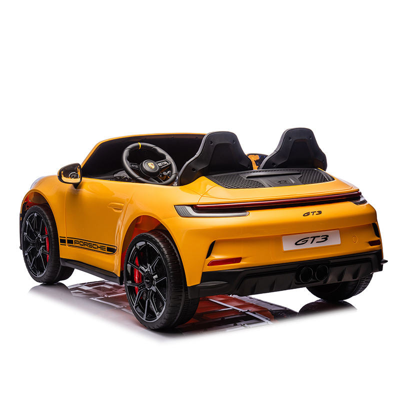 Megastar Ride On 12V Licensed GT3 Porsche Electric Car 2 seats with RC for Kids at Rafplay