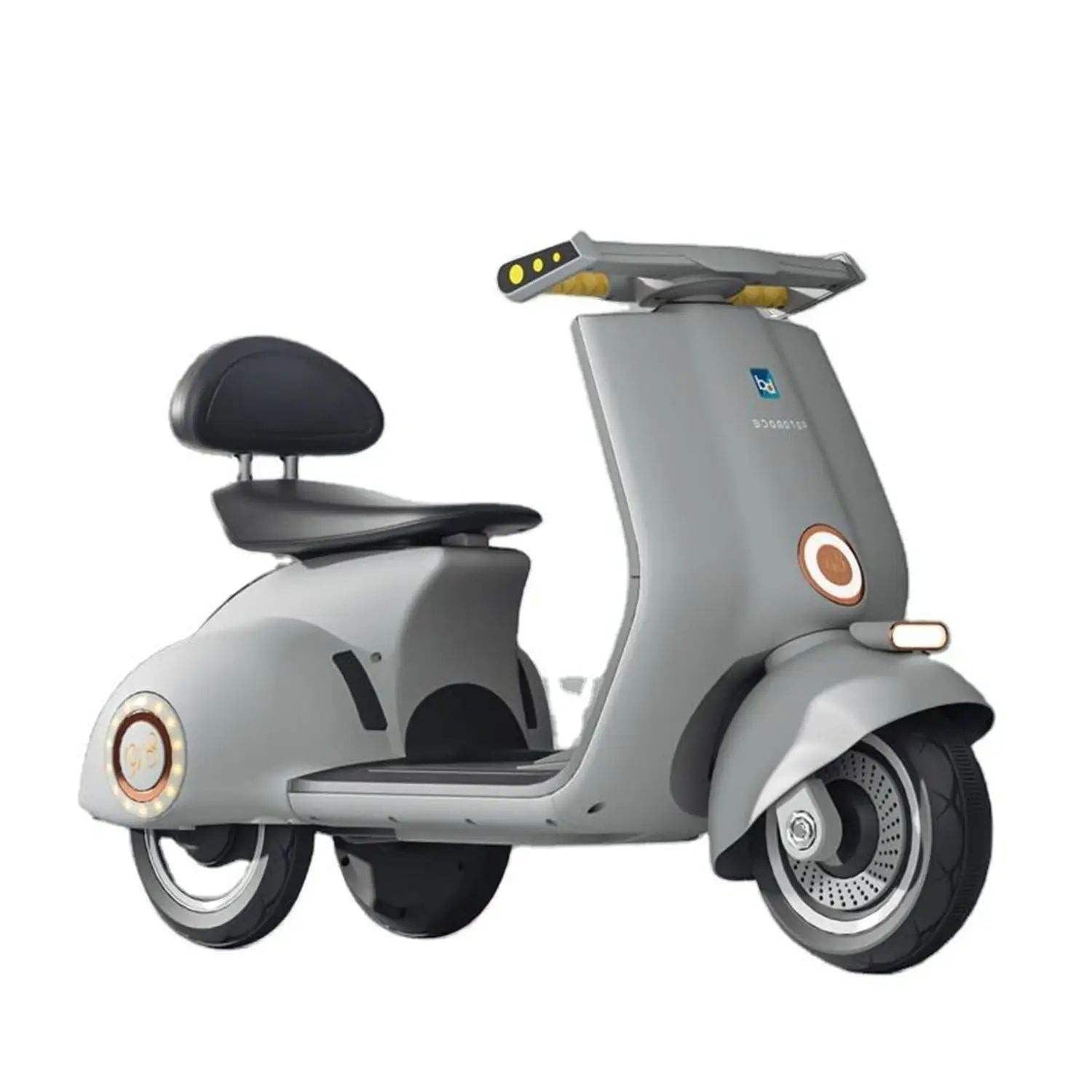 Megastar Ride on 12 v Vespa Scootz Bike for Kids with Parental RC