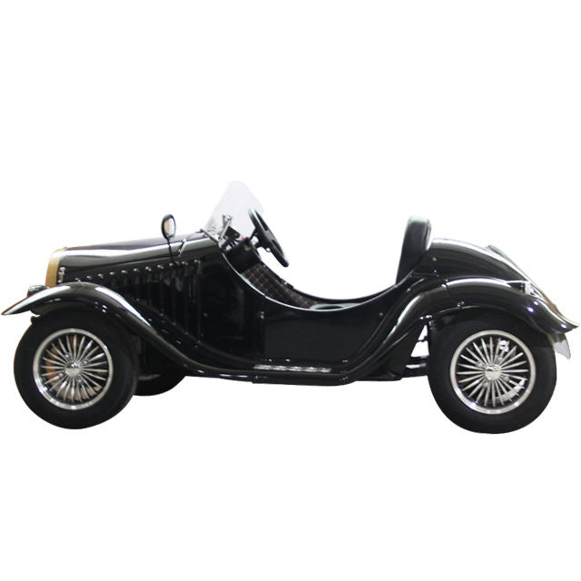 Black vintage car