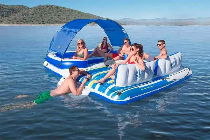 Bestway Inflatable float Tropical Breeze Island - 3.89M x 2.74M