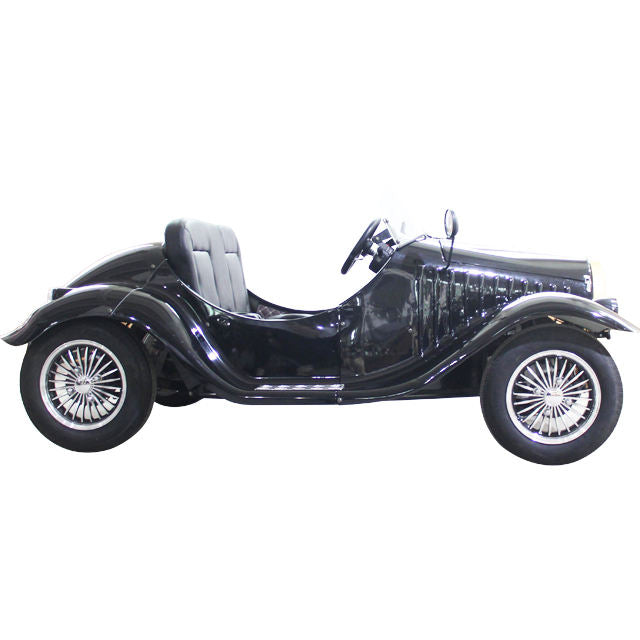 Side view of Vintage Electric car 