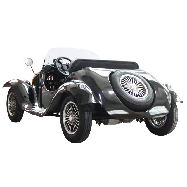 Vintage-style three-wheeled car