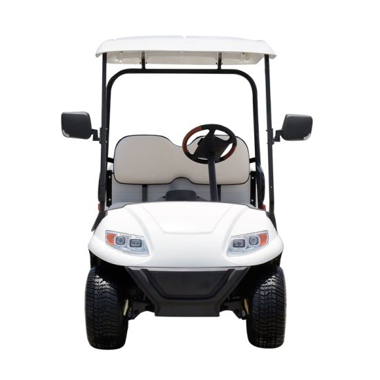 Electric golf car N2 + 2 seater -white
