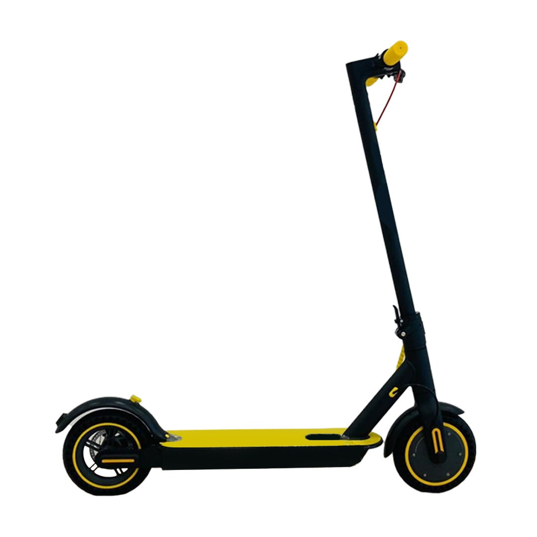 Foldable electric lightweight scooter 36 v battery - yellow