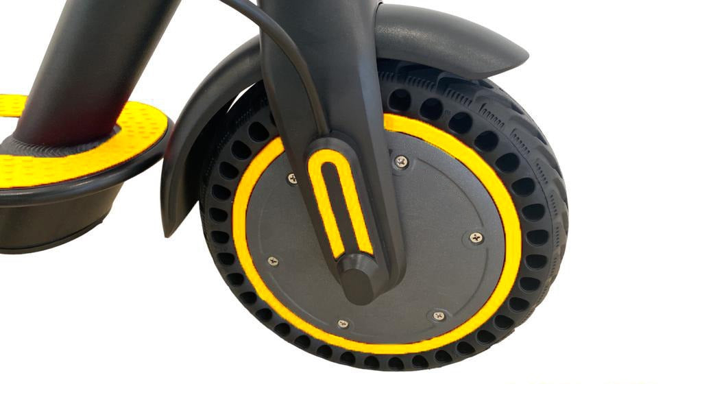 Vaccum tyres lightweight scooter 36 v battery - yellow