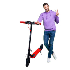 Foldable electric lightweight scooter 36 v battery - Red