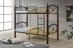 Twin Bunk Bed Study Metal Bed Frame