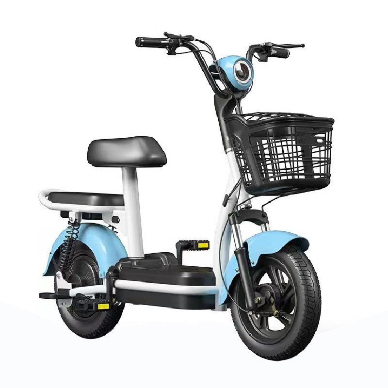 Megawheels Porta CX Electric scooter 2 seater 2 PASSENGER Bike 48 V with pedal - blue