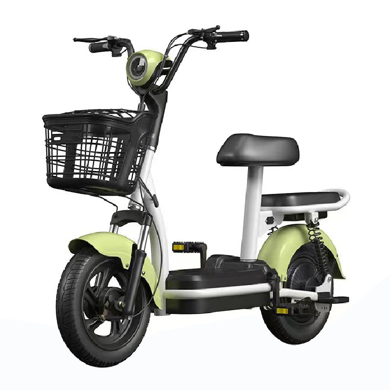 Megawheels  Porta CX Electric scooter 2 seater 2 PASSENGER  Bike 48 V with pedal - green