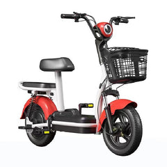 Megawheels  Porta CX Electric scooter 2 seater 2 PASSENGER  Bike 48 V with peda - RED 