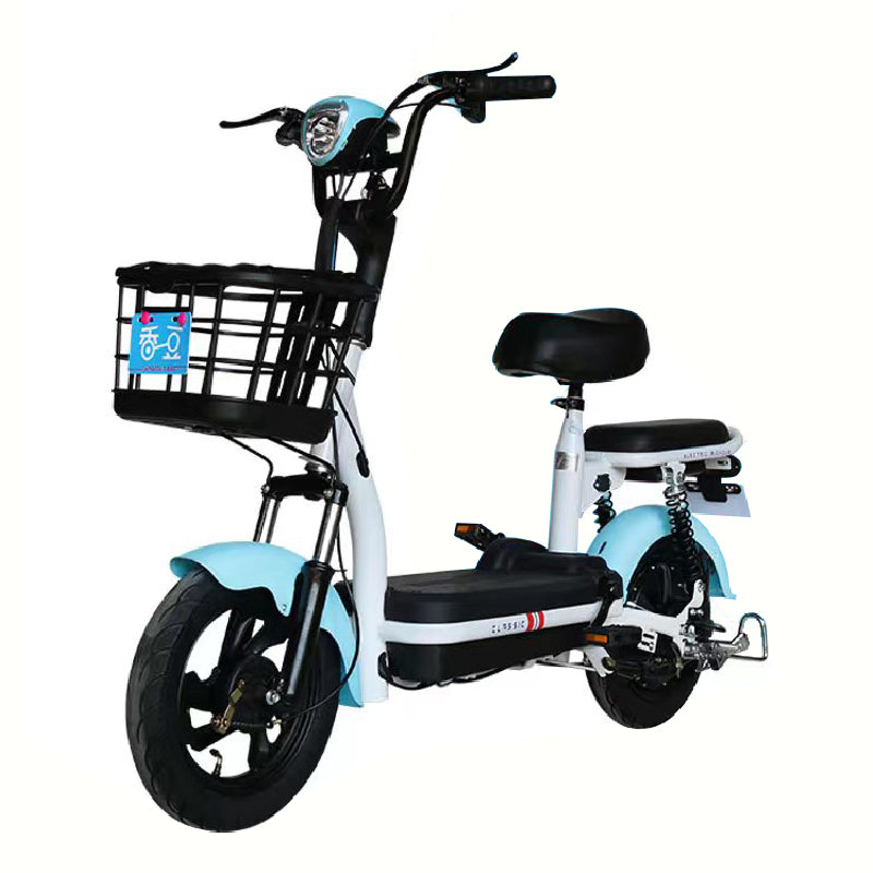 Megawheels Porta CX2 Electric scooter 2 seater 2 PASSENGER Bike 48 V with pedal - blue