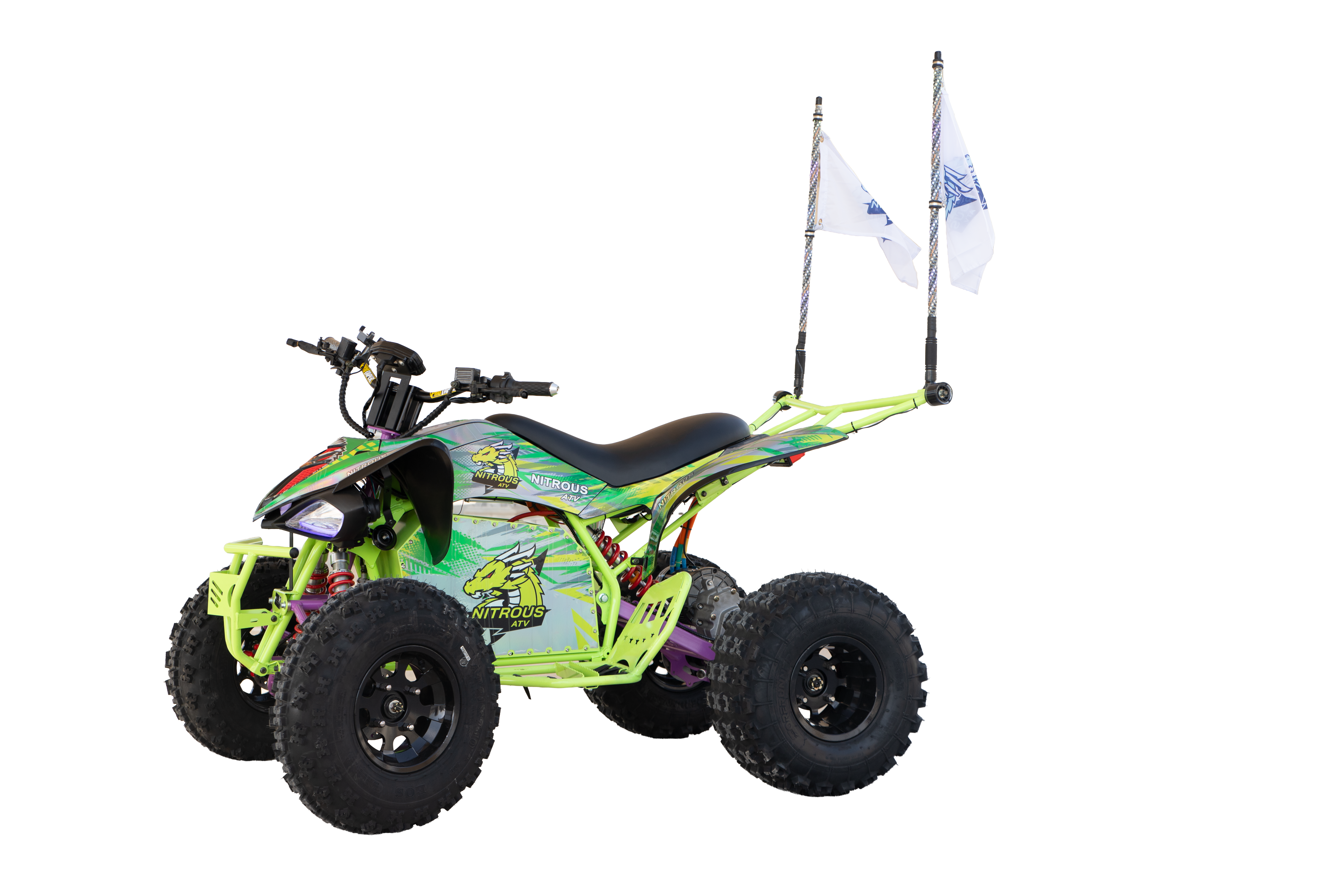 Megawheels Electric ATV Atom 72 V Quad Bike Extreme Adventure High Speed 100 Kmph