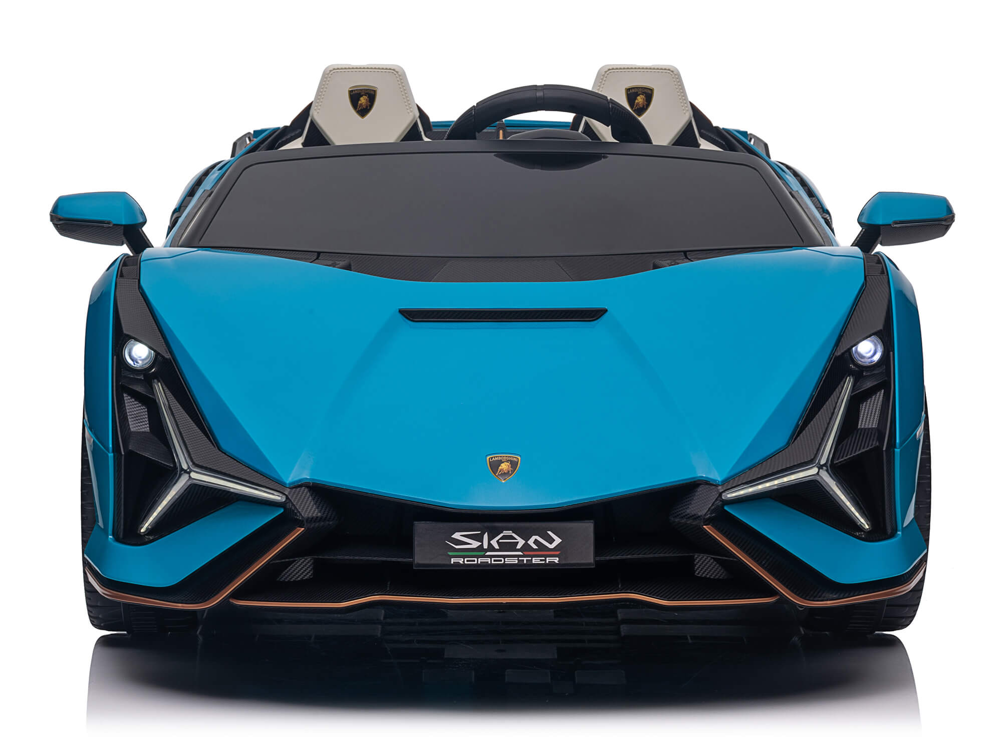 Blue Lamborghini Sian model car