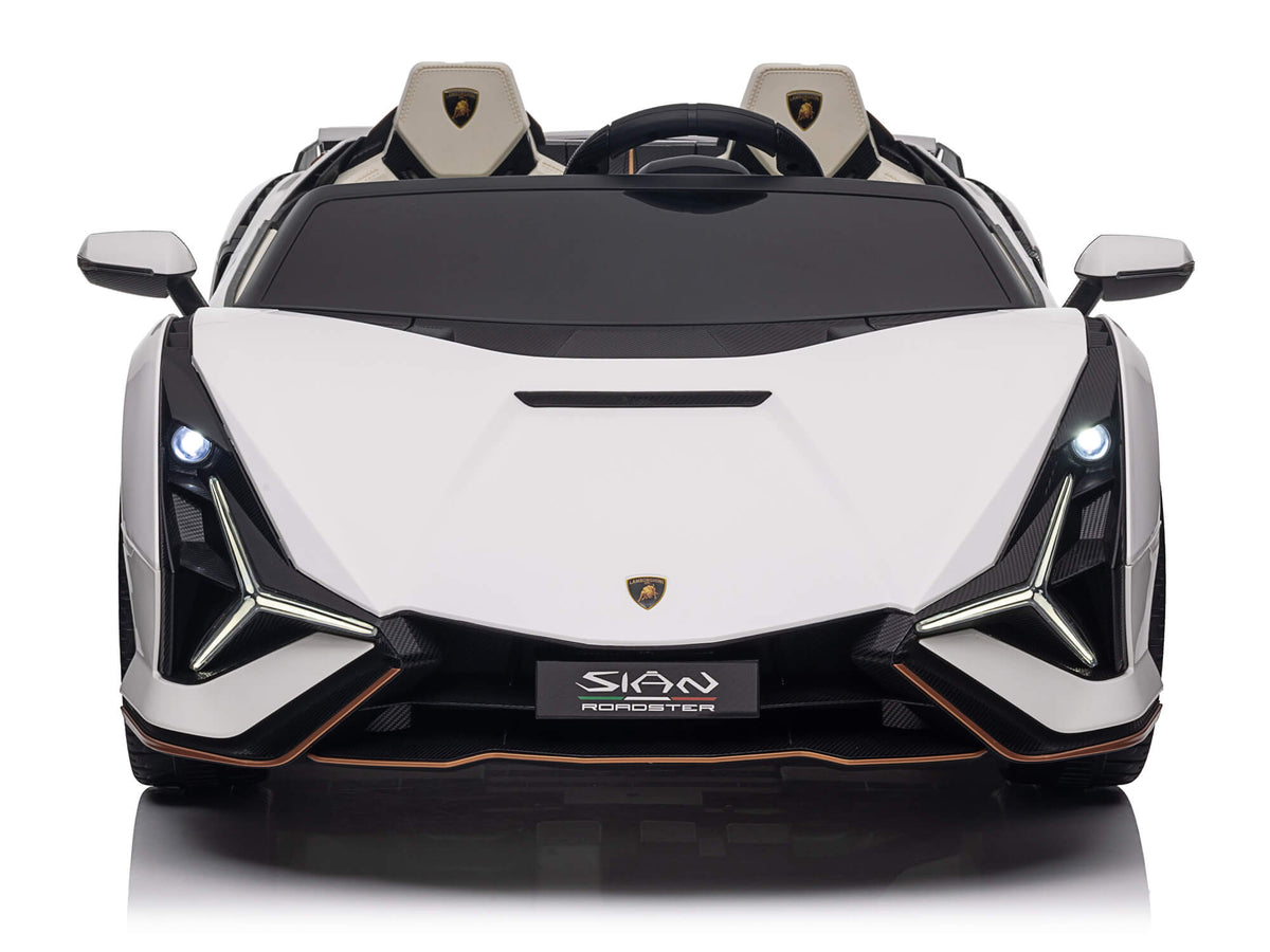 White Megastar Lamborghini SIAN Electric Ride-On