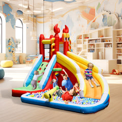 Indoor Activities of an Inflatable Bounce House for Kids