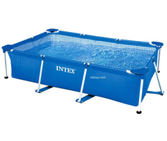 INTEX metal Frame Rectangular Pool  8.5ft x 5.2ft x 2.1ft