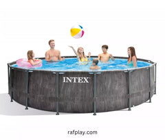 Intex Greywood Prism Frame Premium Pool Set 