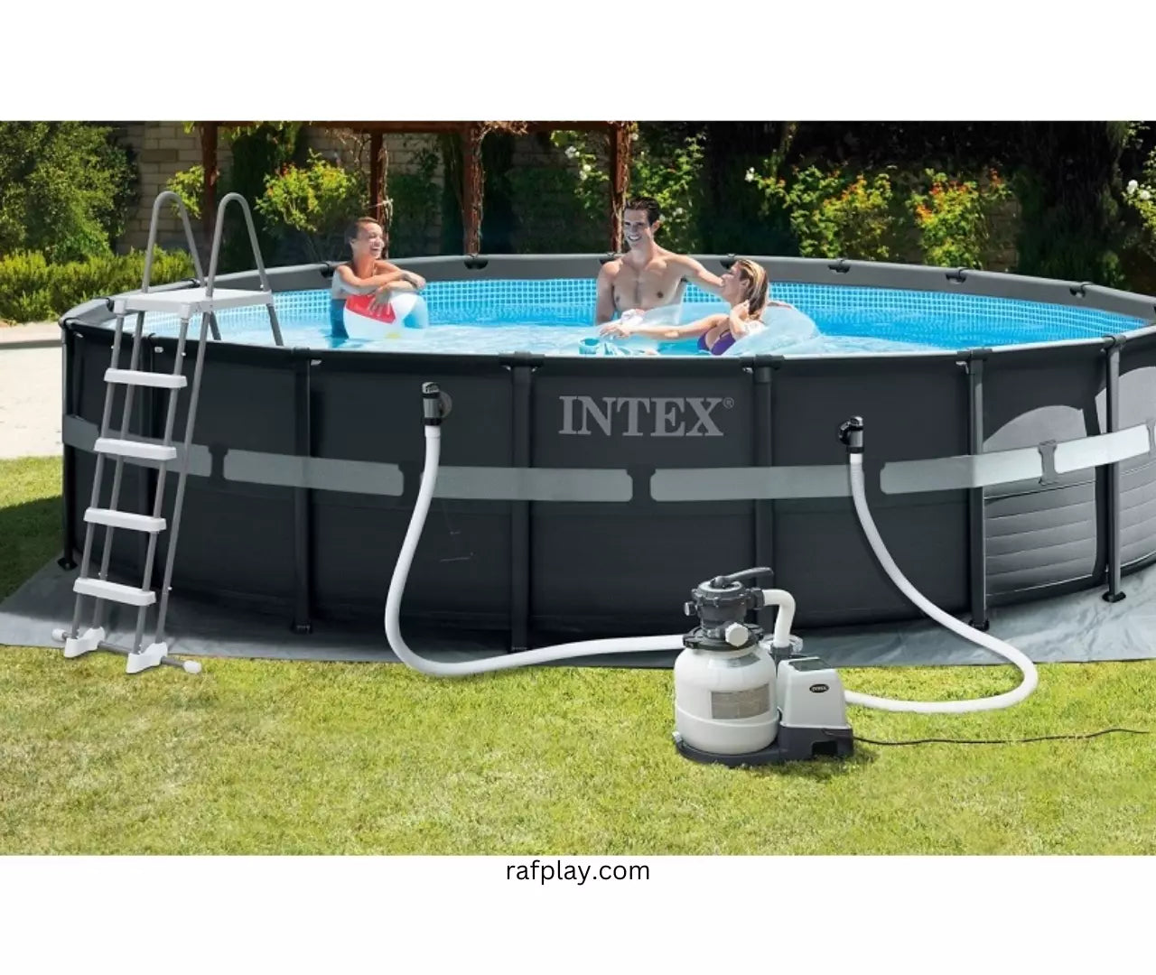 INTEX Ultra XTR Frame Pool Set 18ft x 52" ( 549cm x 132cm ) With Sand Filter Pump