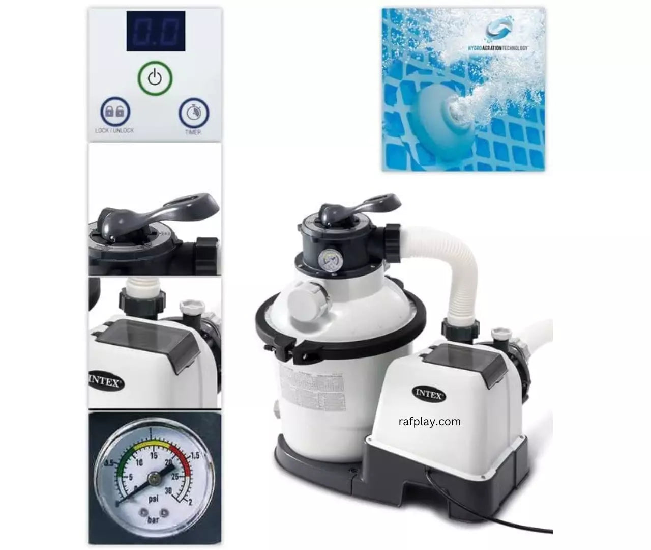 Intex 26356 Ultra Frame Swimming Pool, With Complete Set – Rafplay