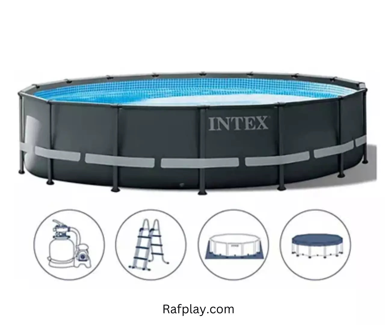 Intex Ultra Xtr Frame Above Ground Round Pool (4.88m X 1.22m) – Rafplay