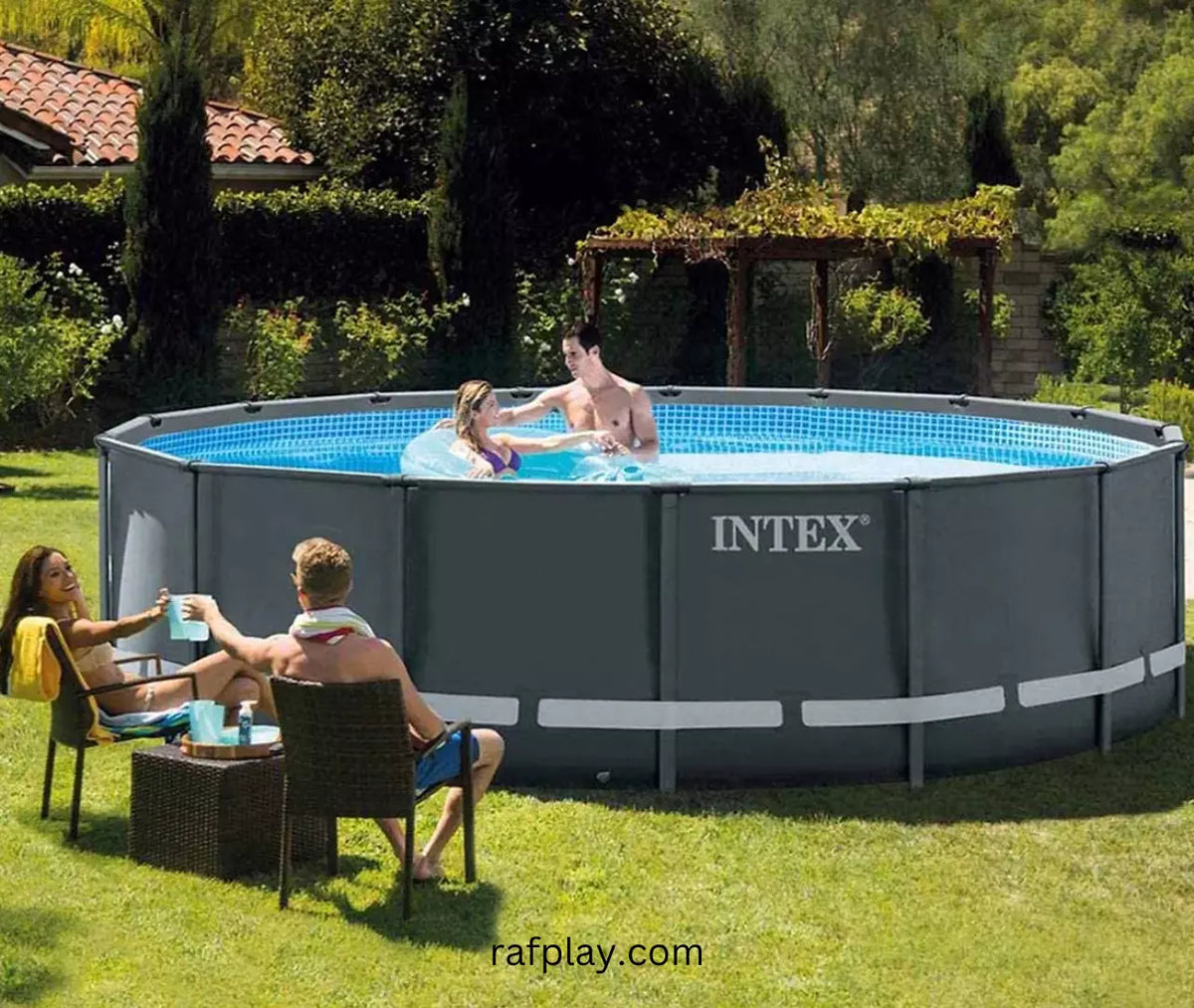 Intex Ultra Xtr Frame Above Ground Round Pool (4.88m X 1.22m) – Rafplay