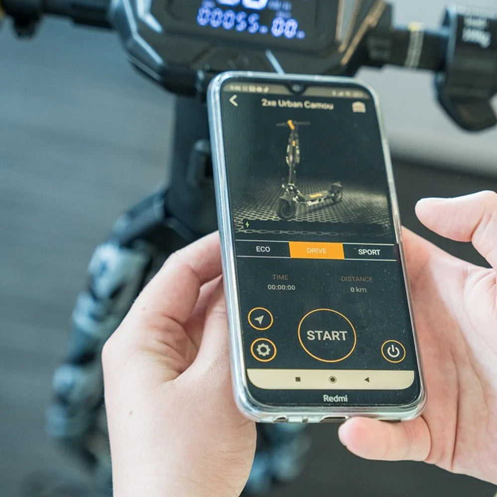 Smart Feature of Jeep 2XE Urban Camou Electric Scooter