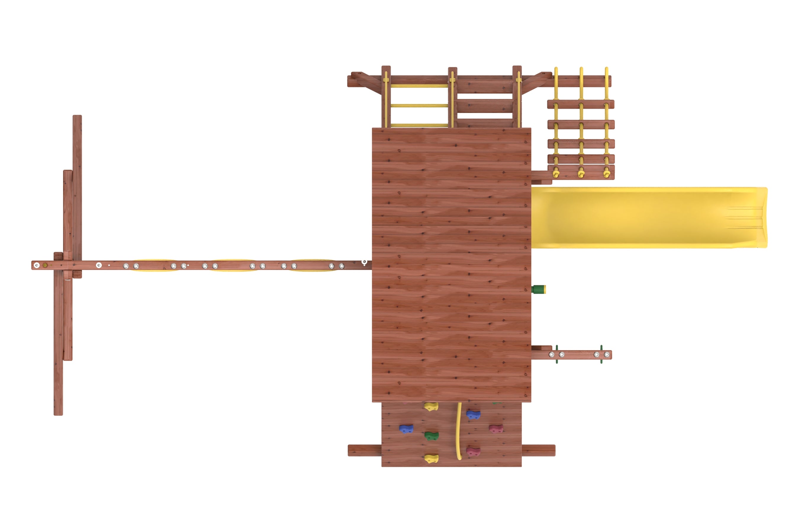 Design plan of Kiddoro Discovery Den Swing Set