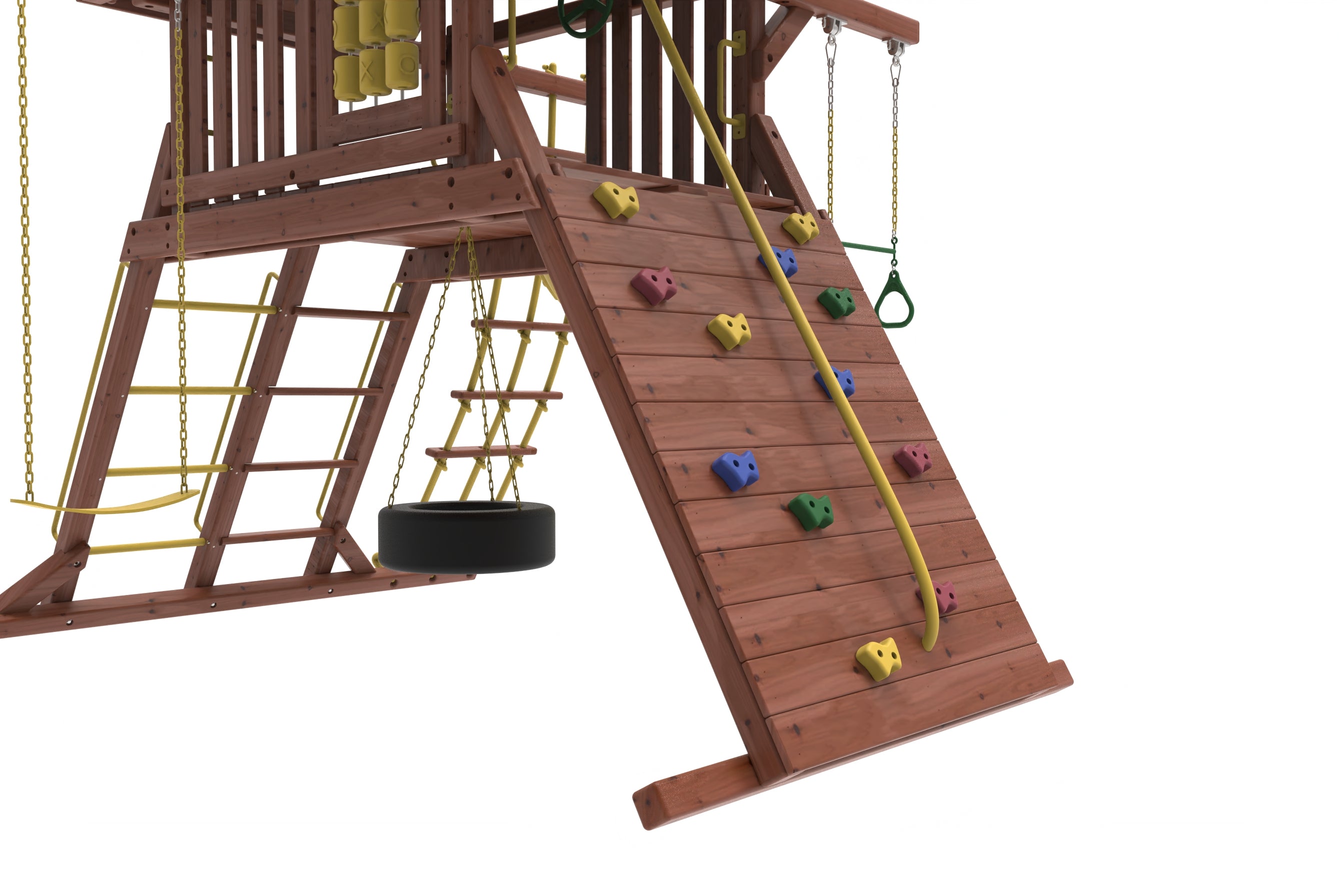 Kiddoro Discovery Den with climbing bar
