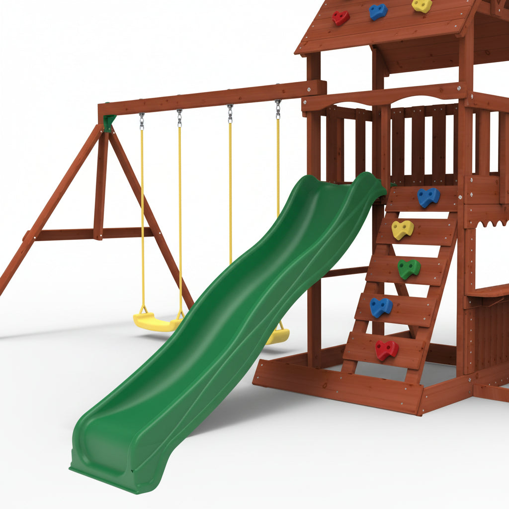 Kiddoro Mighty Jungle With Green Slide